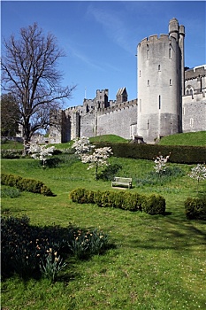 城堡,中世纪,英国,阿伦德尔