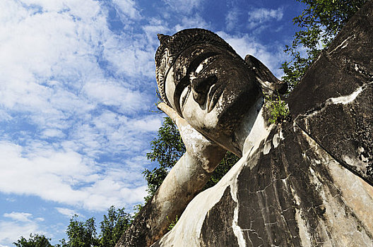 大佛,雕塑,老挝