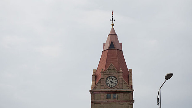 青岛火车站的钟楼
