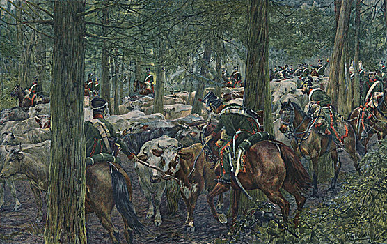 军人,觅食,1896年,艺术家,未知
