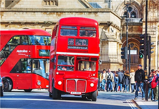 红色,双层巴士,伦敦