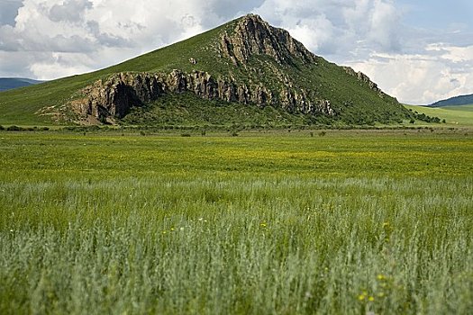 一半,山,生态,保存,内蒙古,中国