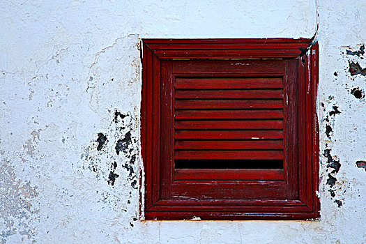 西班牙,褐色,木头,窗户,白墙,阿雷西费,兰索罗特岛