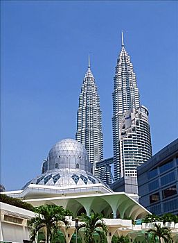 双子塔,国家,清真寺,吉隆坡,马来西亚