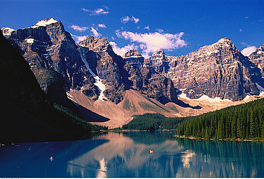 冰碛湖,艾伯塔省,加拿大