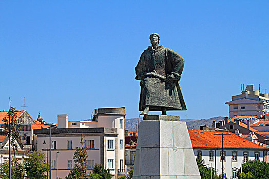 葡萄牙,维亚纳堡,雕塑