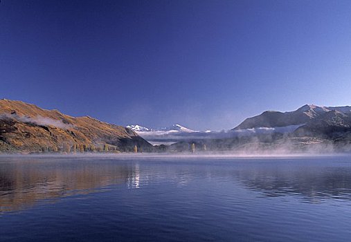 都柏林,湾,瓦纳卡湖,南岛,新西兰