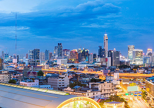 全景,曼谷,中央火车站