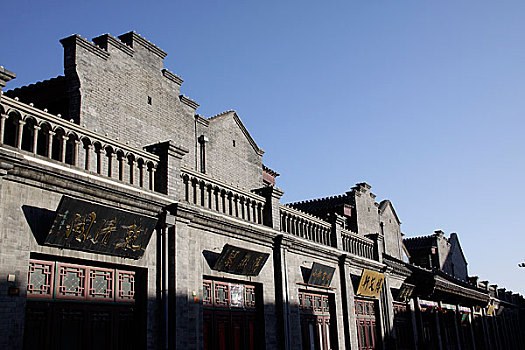 天津海河仿古建筑
