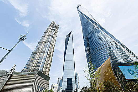 上海,建筑,大楼,摩天大楼,现代,城市,商业