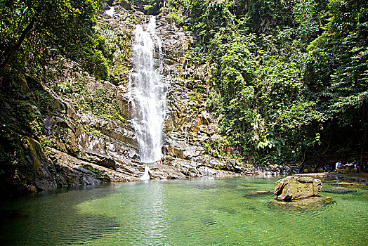 肇庆,鼎湖,风景区,溪流,瀑布