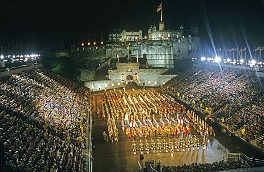 节日,爱丁堡城堡,苏格兰