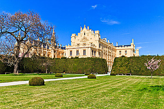 宫殿,花园,世界遗产,捷克