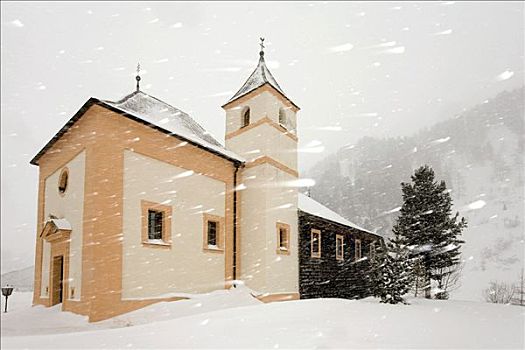 教堂,萨尔茨堡省,奥地利,欧洲