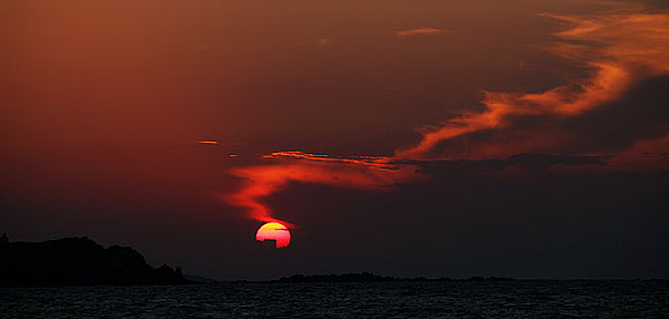 希腊米克诺斯海景