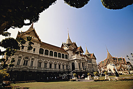 泰国,曼谷,老,宫殿,建筑,大幅,尺寸