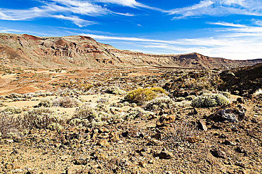 火山口,火山,泰德峰,特内里费岛,加纳利群岛,西班牙,欧洲