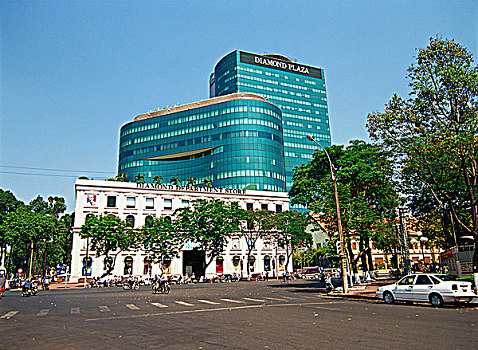 广场,购物中心,胡志明,越南