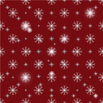 圣诞节,雪花,红色背景,无缝,图案