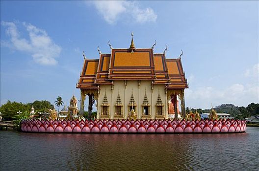 庙宇,苏梅岛,泰国