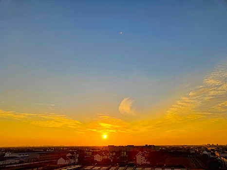 彩霞天空,天空云海