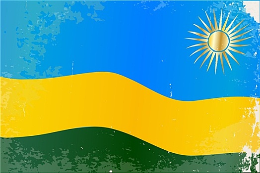 卢旺达,旗帜,低劣