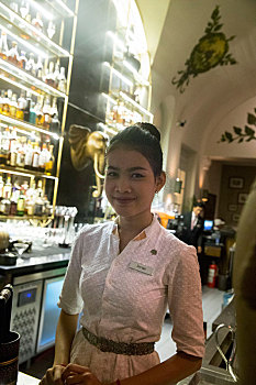 柬埔寨,金边,服务,著名,莱佛士酒店