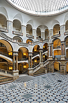 正义的宫殿,慕尼黑,巴伐利亚,德国,欧洲