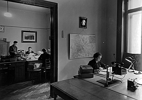 办公室,男人,女人,书桌,20世纪40年代,精准,位置,未知,德国,欧洲