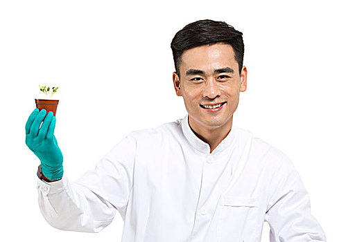 科學家在實驗室做科學實驗