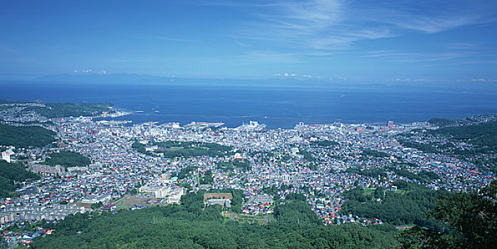 城市,山