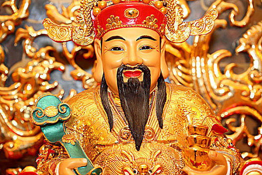 中国,财富,佛像