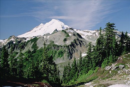 贝克山,瀑布山,华盛顿