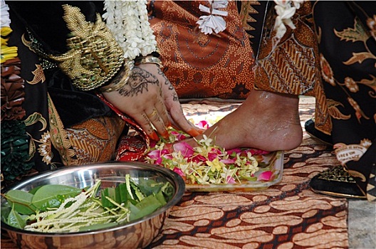 印度尼西亚,传统,爪哇,婚礼