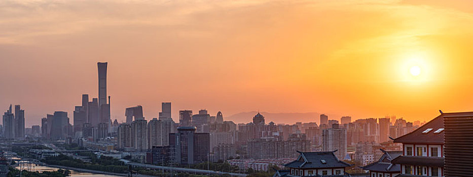 北京城市全景