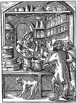 药师,16世纪,艺术家,安曼