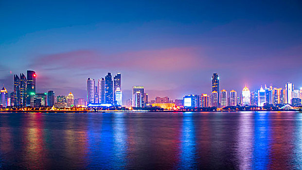 青岛,风景,城市,夜景