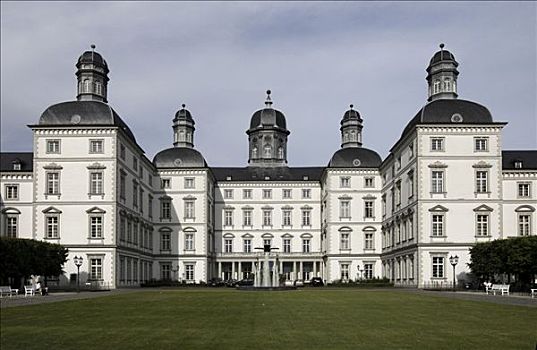 城堡,宫殿,大酒店,莱茵兰,北莱茵威斯特伐利亚,德国,欧洲
