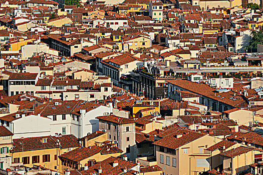 佛罗伦萨,老建筑,屋顶
