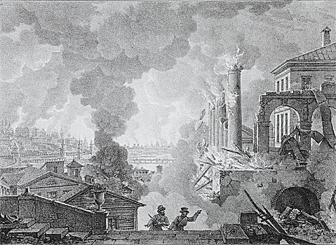 莫斯科,九月,1812年,法国