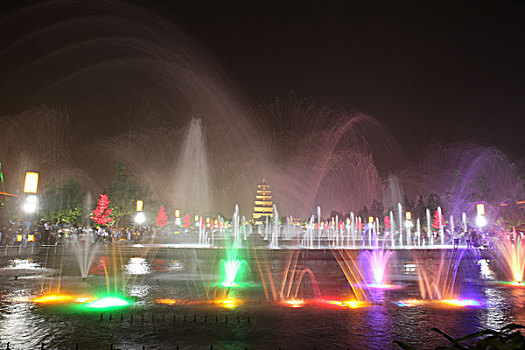 大雁塔北广场音乐喷泉