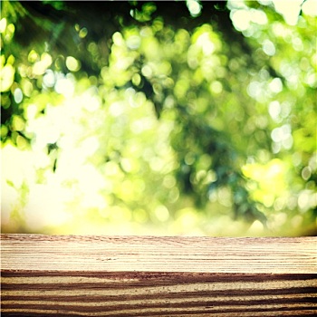 木板,叶子,背景