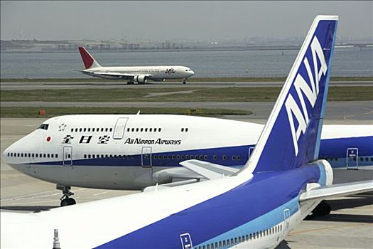 飞机,日本,航空公司,机场,东京