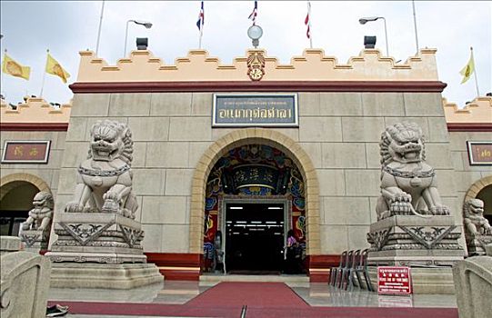 入口,中国,宫殿,区域,泰国,亚洲