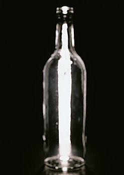 瓶子,黑色背景