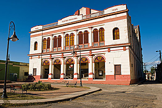 剧院,卡马圭,世界遗产,古巴