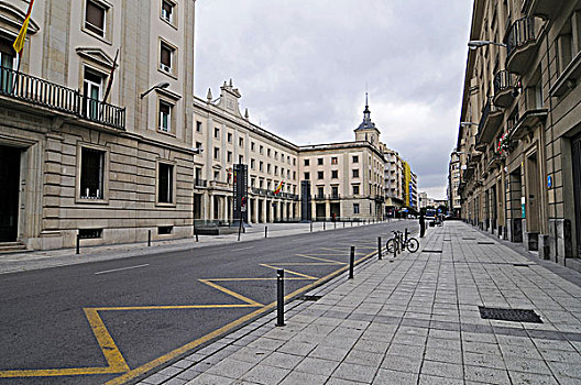 商业街,主要街道,巴斯克,西班牙,欧洲