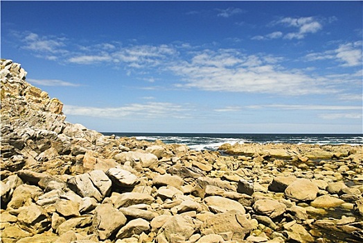 石头,岸边,岛屿,大西洋,西班牙