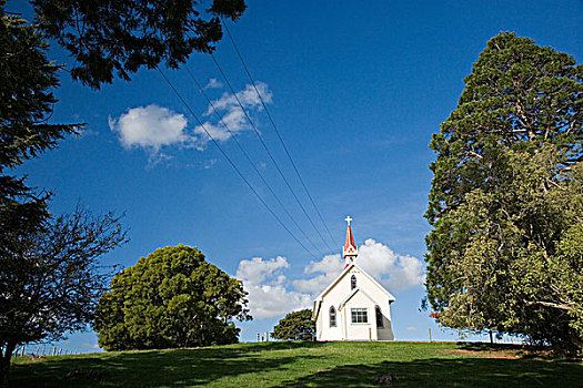 历史,教堂,北岛,新西兰