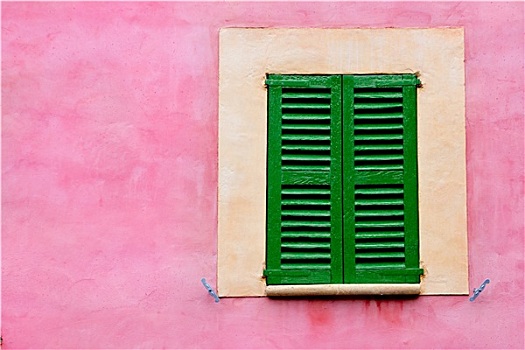 马略卡岛,传统,木头,窗户,百叶窗